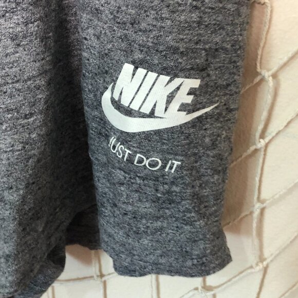 NIKE Women's Heather Grey Gym Vintage One Piece Romper M - Picture 5 of 13